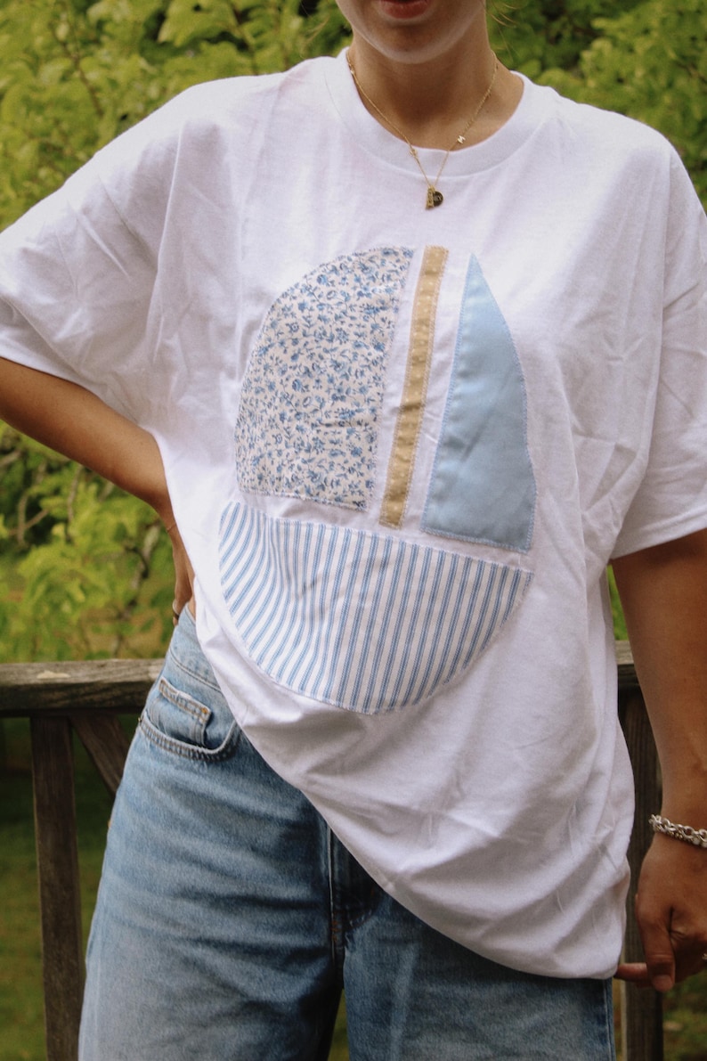 Anpassad lapptäcke-t-shirt bild 5