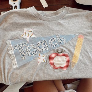 Anpassad lapptäcke-t-shirt bild 6
