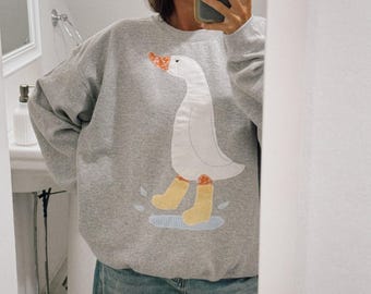 Puddle Jumping Goose Crewneck Size Large