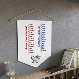 Chasing 30 Pennant MLB Stadium Ballpark Checklist