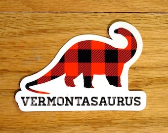Vermontasaurus vinyl sticker
