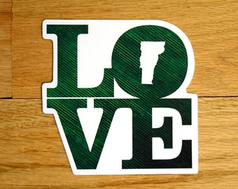 VT Love vinyl sticker