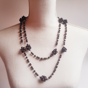 Vintage wooden necklace, 1980s