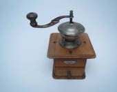 Coffee mill grinder, rare big PeDe coffee grinder, vintage coffee grinder, large coffee grinder