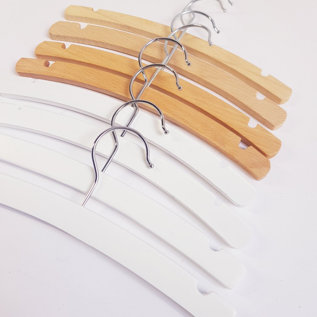 Vintage Wooden Baby Clothes Hangers Waldorf Gift Etsy