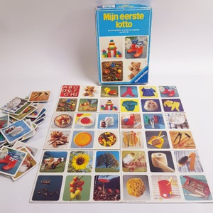 Vintage Lotto, game, learning game, 1980s, ravensburger, My first Lotto