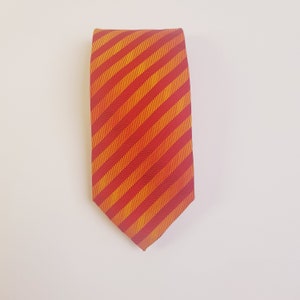 Prochownick silk men&#39;s necktie, made in Italy, striped, vintage