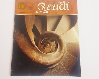 Gaudi book, collection art in spain, 1980s