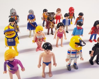Cute Colorful Vintage 90s Playmobil Geobra Toy Figurine