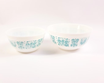 ヴィンテージ パイレックス ミキシング ボウル ターコイズ - Etsy 日本