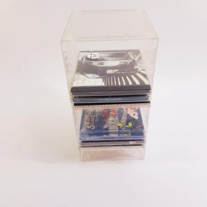 Vintage CD cabint 1980s - Cd storages - plastic - made in Germany - compact disc