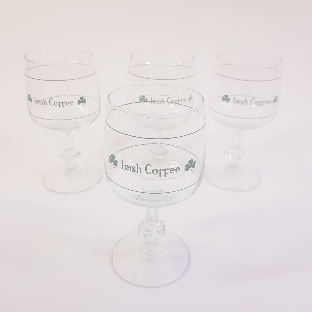 Vintage Irish Coffee Glasses 1980s Etsy