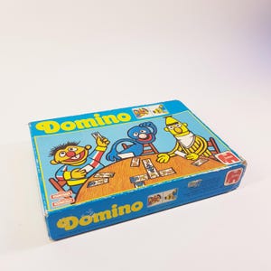 Vintage Jim Henson Muppets Sesamstraße Domino Spiel, 1980er Jahre