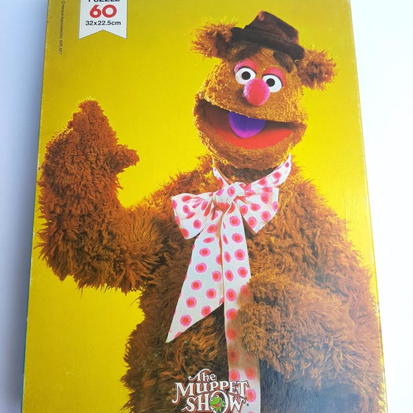 El rompecabezas del Show de los Muppets, Fuzzie Bear, década de 1970