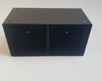 Vintage CD cabint 1980s, Cd storages, black