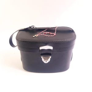 Hardcase vintage cameratas - retro cameratas voor veilig opbergen en reizen - zwart