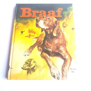 Dogs by Rien Poortvliet, Illustrations, Braaf, Dutch - Etsy Israel