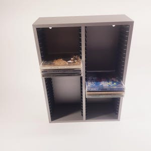 Vintage CD storage cabinet 1980s - silver - storage for 50 cd&#39;s