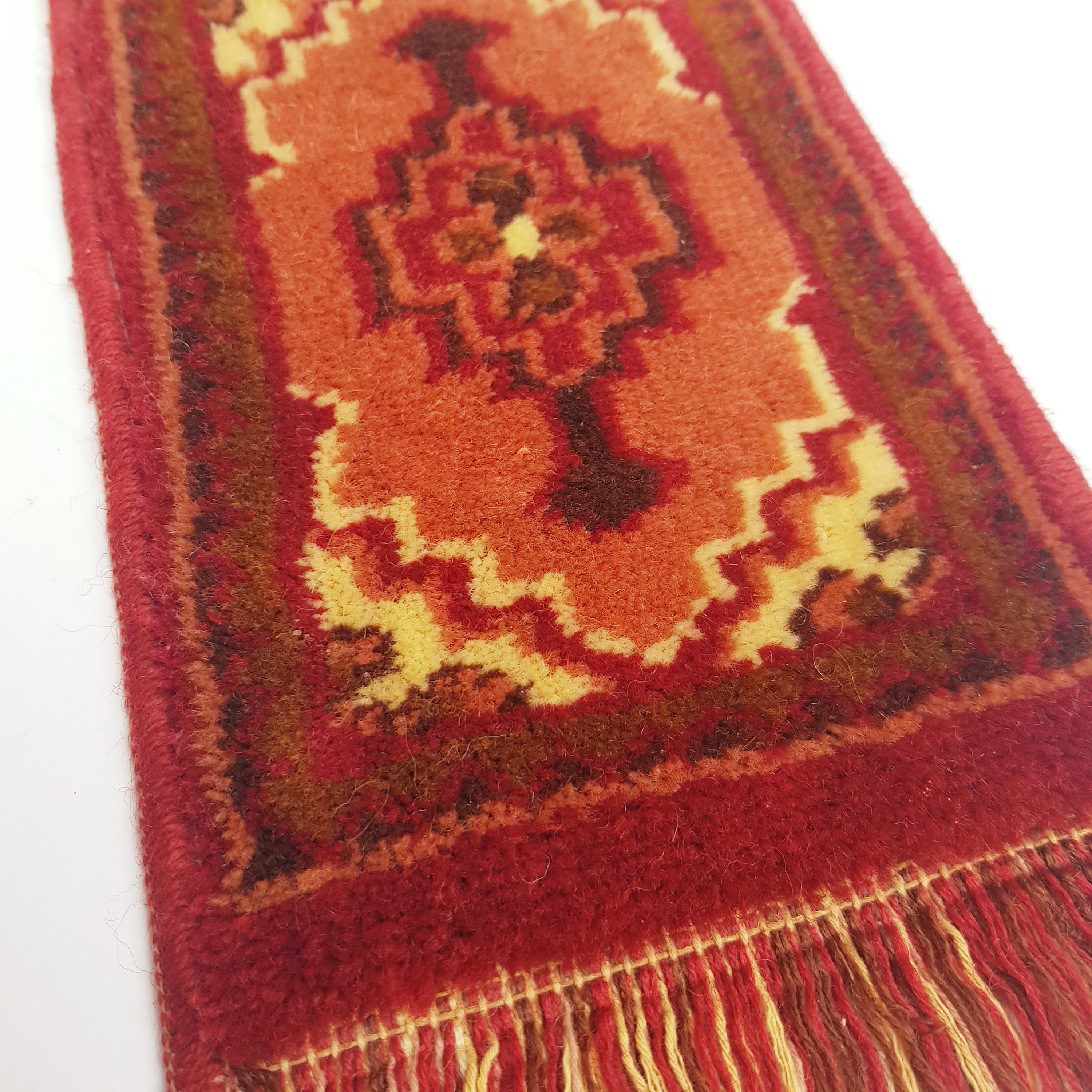 Vintage wool rug Small rug 1970s Etsy