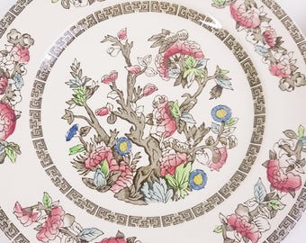 Assiette De Départ Vintage Weatherby Indian Tree 23 Cm - Faïence Anglaise