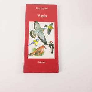 Vintage Illustrierter Vogel Feldführer - 1980er Jahre Niederländische Ausgabe