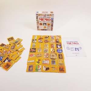 Juego de memoria, temática de los años 50 y 60, recuerdos holandeses