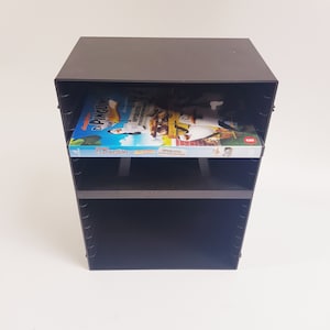 Vintage dvd storage cabinet 1980s, black