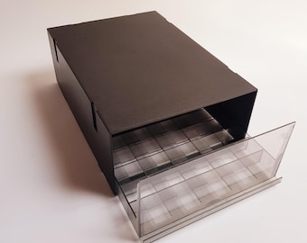 Vintage Video Cassette Storage black, VHS