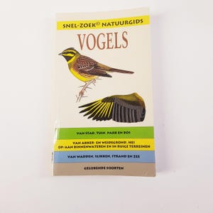 Vintage illustrierter Vogel-Feldführer, 1980er Jahre, Vogelliebhaber-Buch