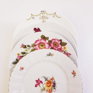 Vintage Mismatched Frühstücksteller