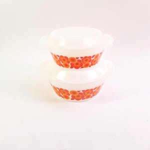 Vintage Arcopal Lotus - Casserole dish set - 2 x