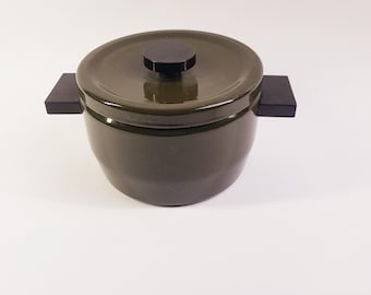 Vintage Finel Sauciere von Kaj Franck – Arabia Finland – Scandinavian Modern Design - grün