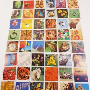 Juego de memoria con fotografías antiguas, juego de imágenes de la década de 1979, Ravensburger Alemania Occidental