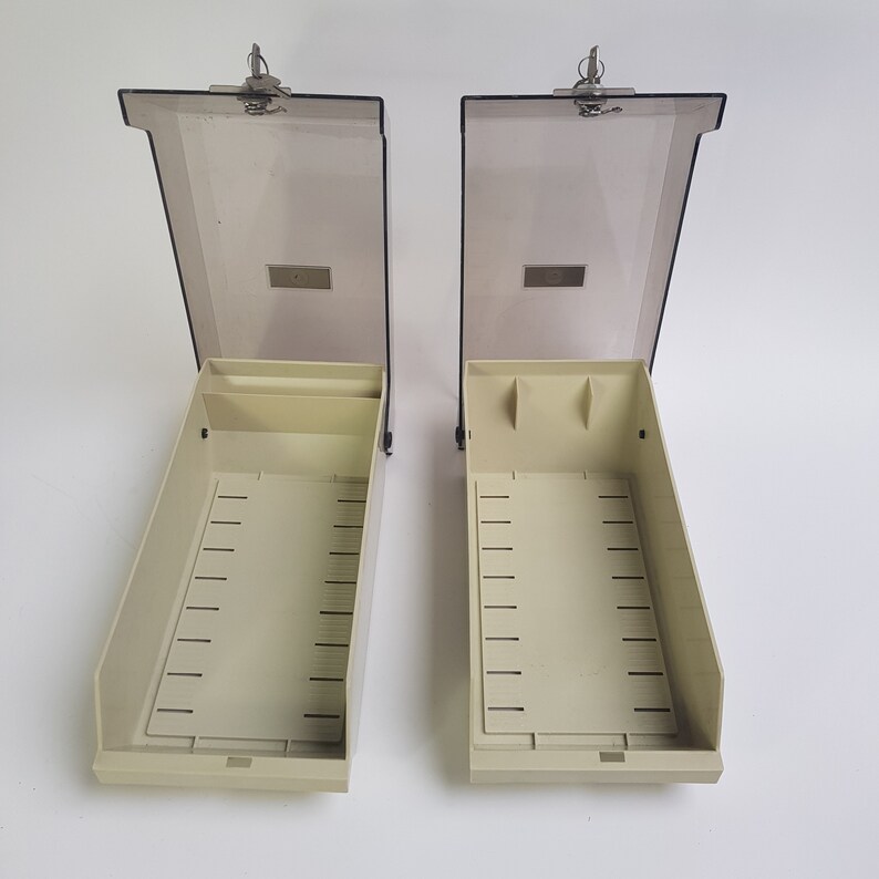 Computer floppy disk boxes vintage floppy cases 1980s Etsy