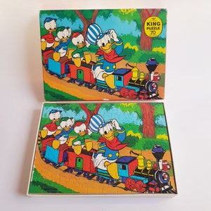Vintage donald duck jigsaw, Walt disney puzzle, 1970s