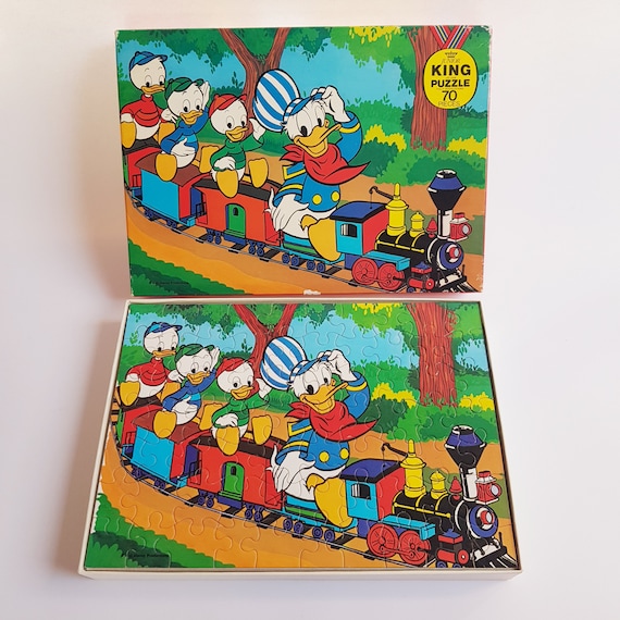 DONALD DUCK ★ ヴィンテージ　パズル　ウォルトディズニー Vintage Donald Duck Jigsaw, Walt Disney Puzzle, 1970s - Etsy