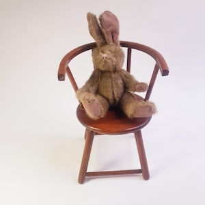 Vintage wooden doll chair - plant chair - toy chair