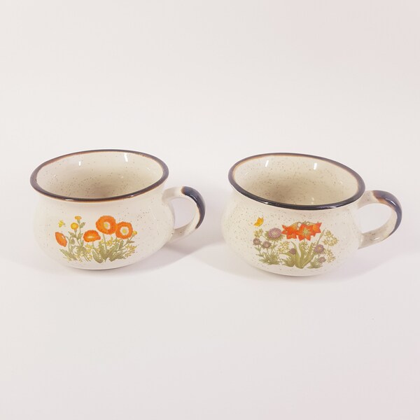 Vintage Butter Yellow Soup Bowls (Set of 8)