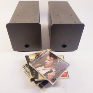 Vintage 1980s CD Cabinet –  Retro Music Storage – Holds 42 CDs