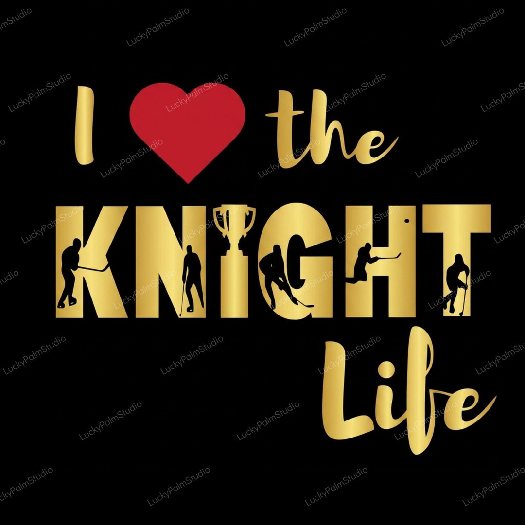 I Love the Knight Life SVG PNG JPG - Digital File - Etsy