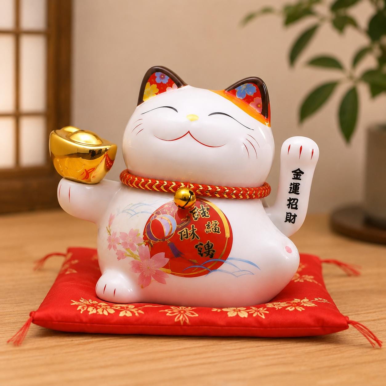 招き猫の彫刻 - Etsy 日本