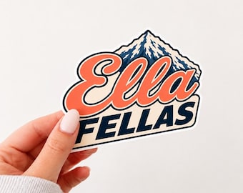 Ella Fellas Western Sticker | Coors Light Inspired Ella Langley Cowboy Cowgirl Vinyl Waterproof Vinyl Sticker