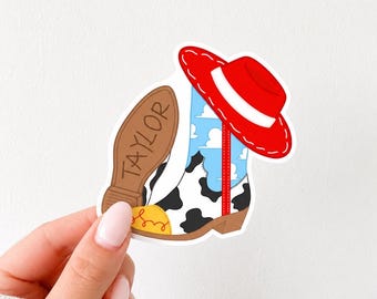 Taylor Swift Toy Story Inspired Sticker | I Knew It, I Knew You Swiftie Jessie Cowgirl Western Sticker | Waterproof Dishwasher Safe Sticker