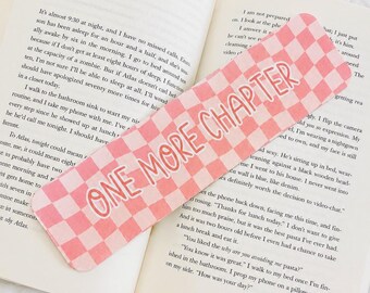 One More Chapter Bookmark | Bookisk Book Girlies Bookmark | Hot Girls Read | Stationary