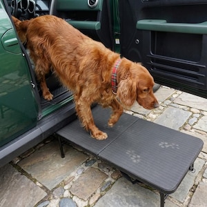 Portable Folding Dog Platform, Vehicle Access Step for Large Dogs