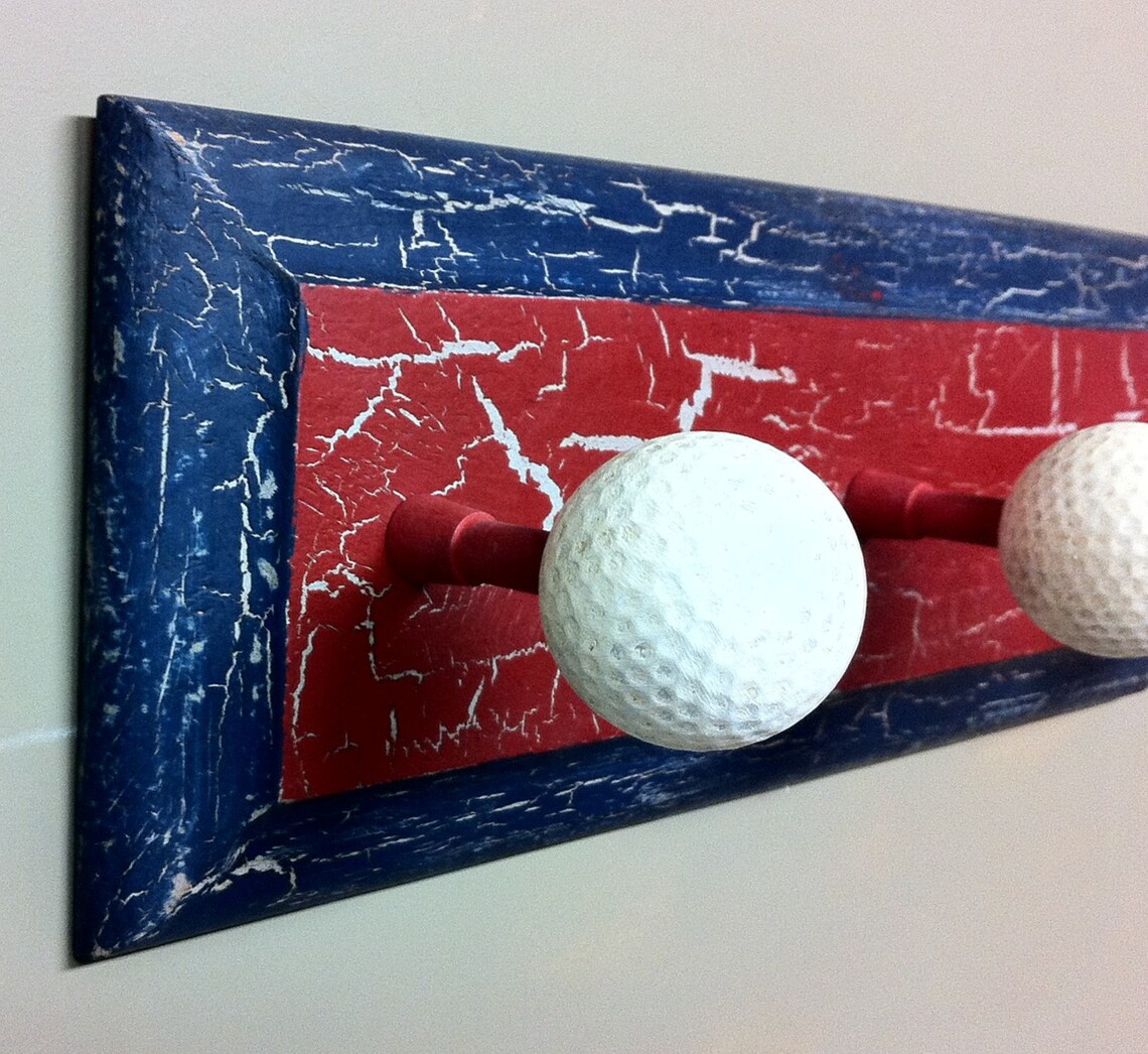 Golf Hat Rack cap rack girls golf golf coat rack chalk Etsy