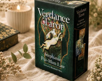 Verdance Tarot Deck | Nature Inspired Tarot Cards | 78 Card Rider Waite Tarot | Forest Tarot Deck | Spiritual Guidance Cards