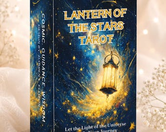 Lantern of the Stars Tarot Deck – 78 Celestial Tarot Cards with Guidebook | Rider Waite Inspired Astrology & Spiritual Guidance Deck