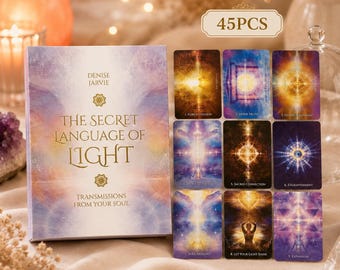 The Secret Language Oracle Deck | Intuitive Guidance Cards | Spiritual Oracle Cards | Soul Messages & Self-Discovery | English Oracle Deck