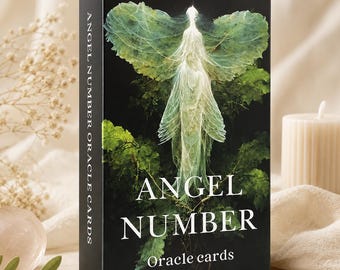 Angel Number Oracle Cards | 56 Spiritual Guidance Deck (English Edition)
